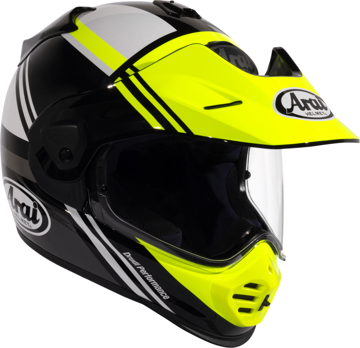 Arai XD-5 Cosmic — Cosmic Yellow — angle 3