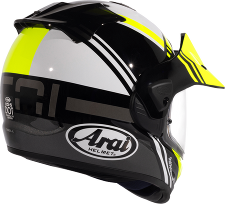 Arai XD-5 Cosmic — Cosmic Yellow — angle 5