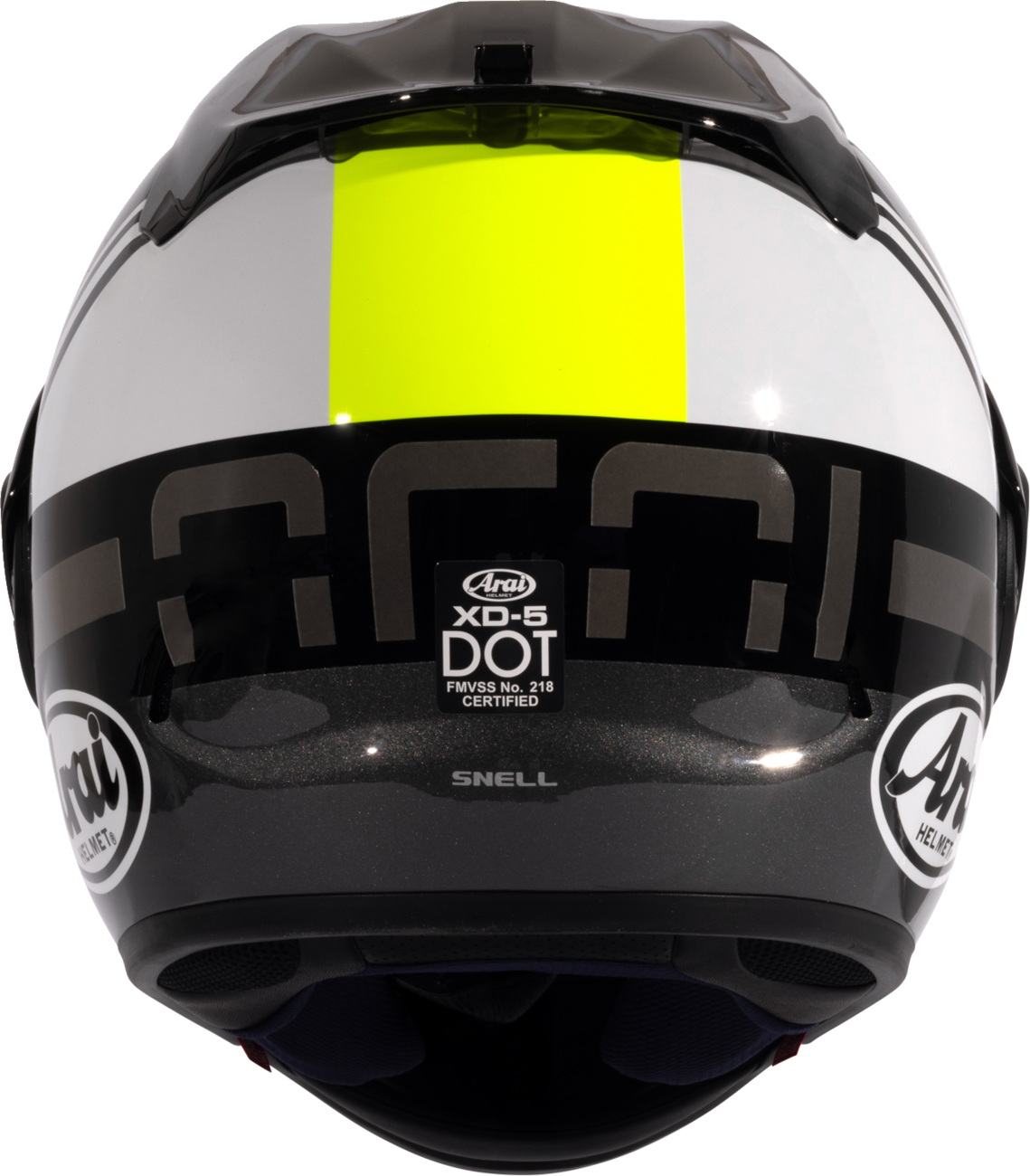 Arai XD-5 Cosmic — Cosmic Yellow — angle 6
