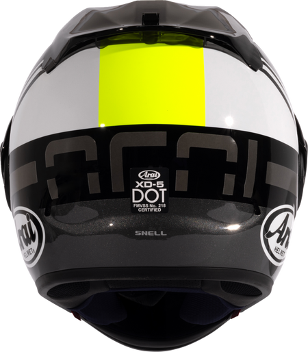 Arai XD-5 Cosmic — Cosmic Yellow — angle 6