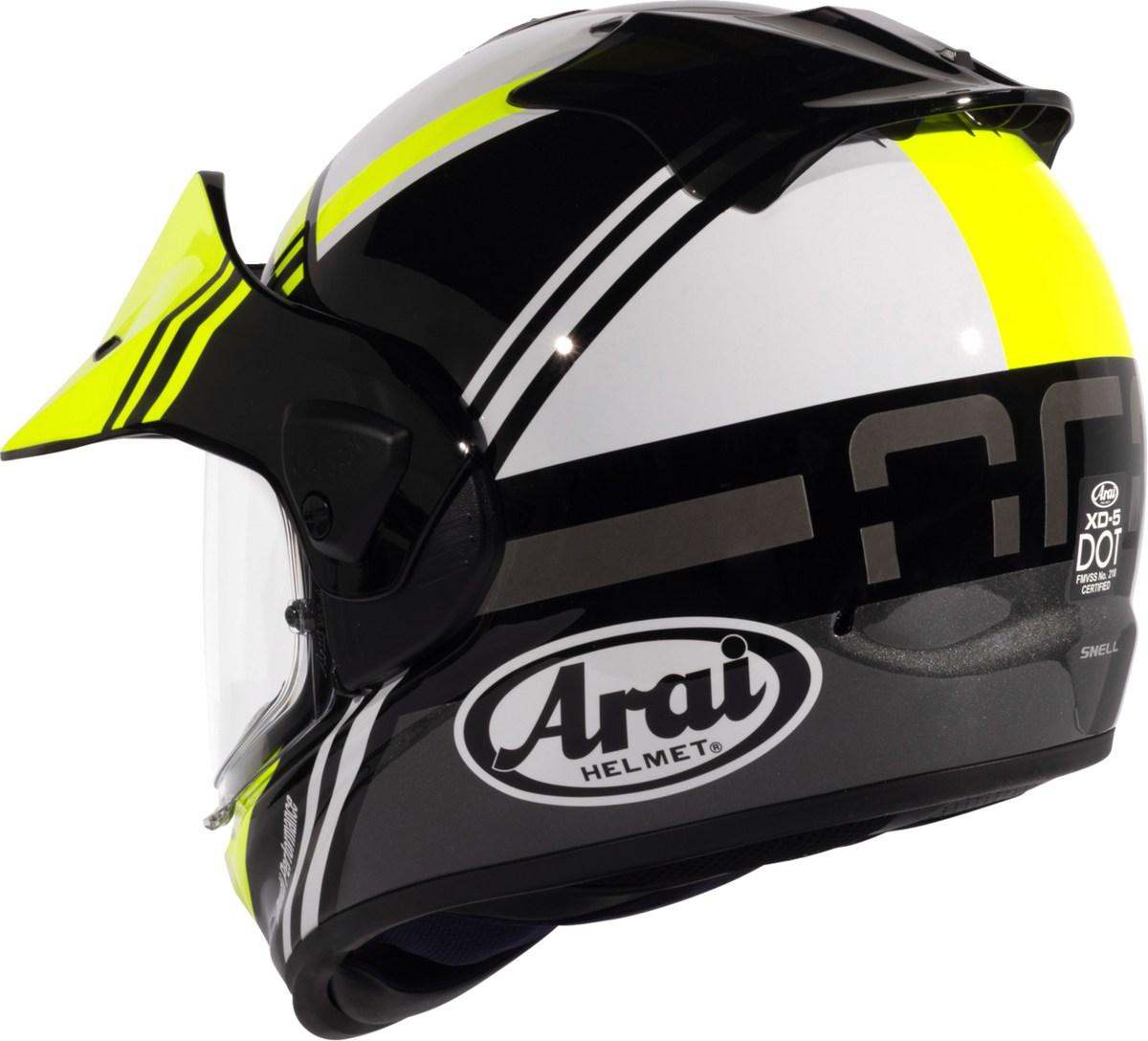 Arai XD-5 Cosmic — Cosmic Yellow — angle 7