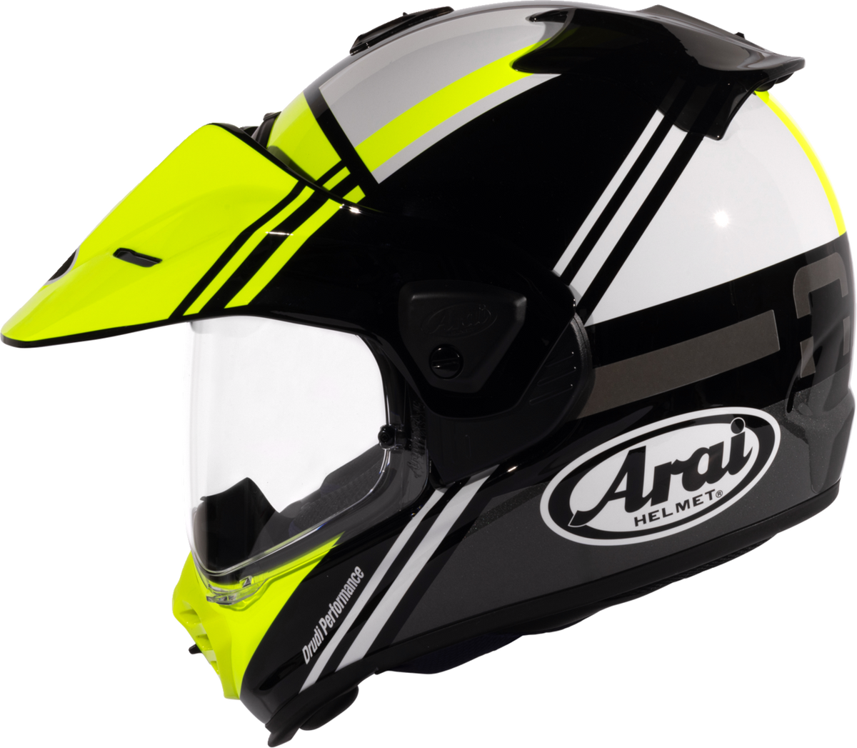 Arai XD-5 Cosmic — Cosmic Yellow — angle 8