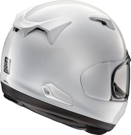 Arai Quantum-X Solid — White — angle 2