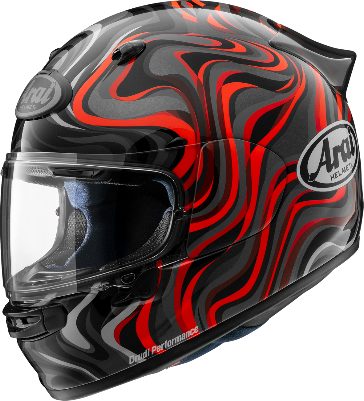 Arai Contour-X Swirl — Swirl Red