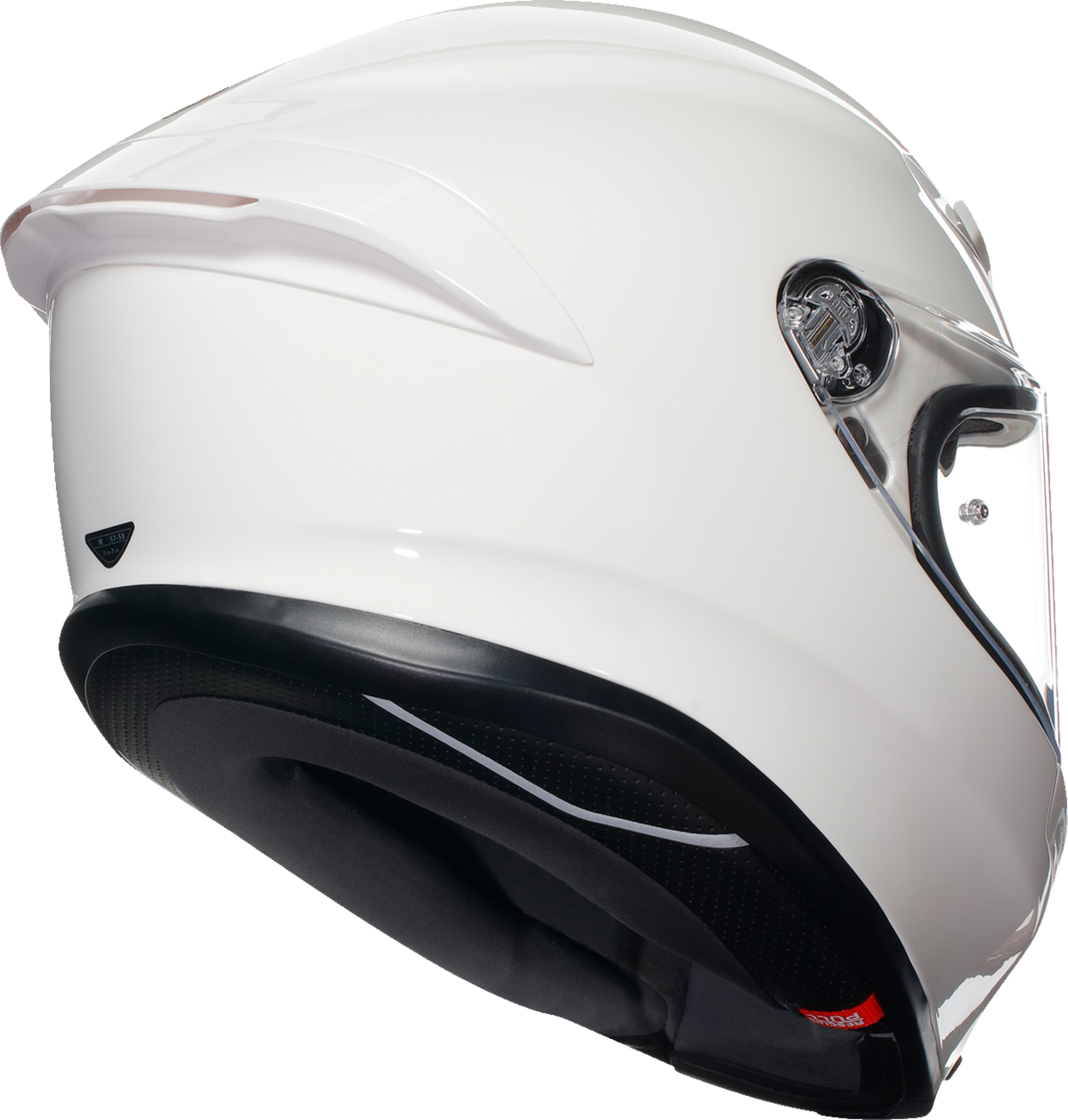 AGV K6 S Solid — White — angle 3