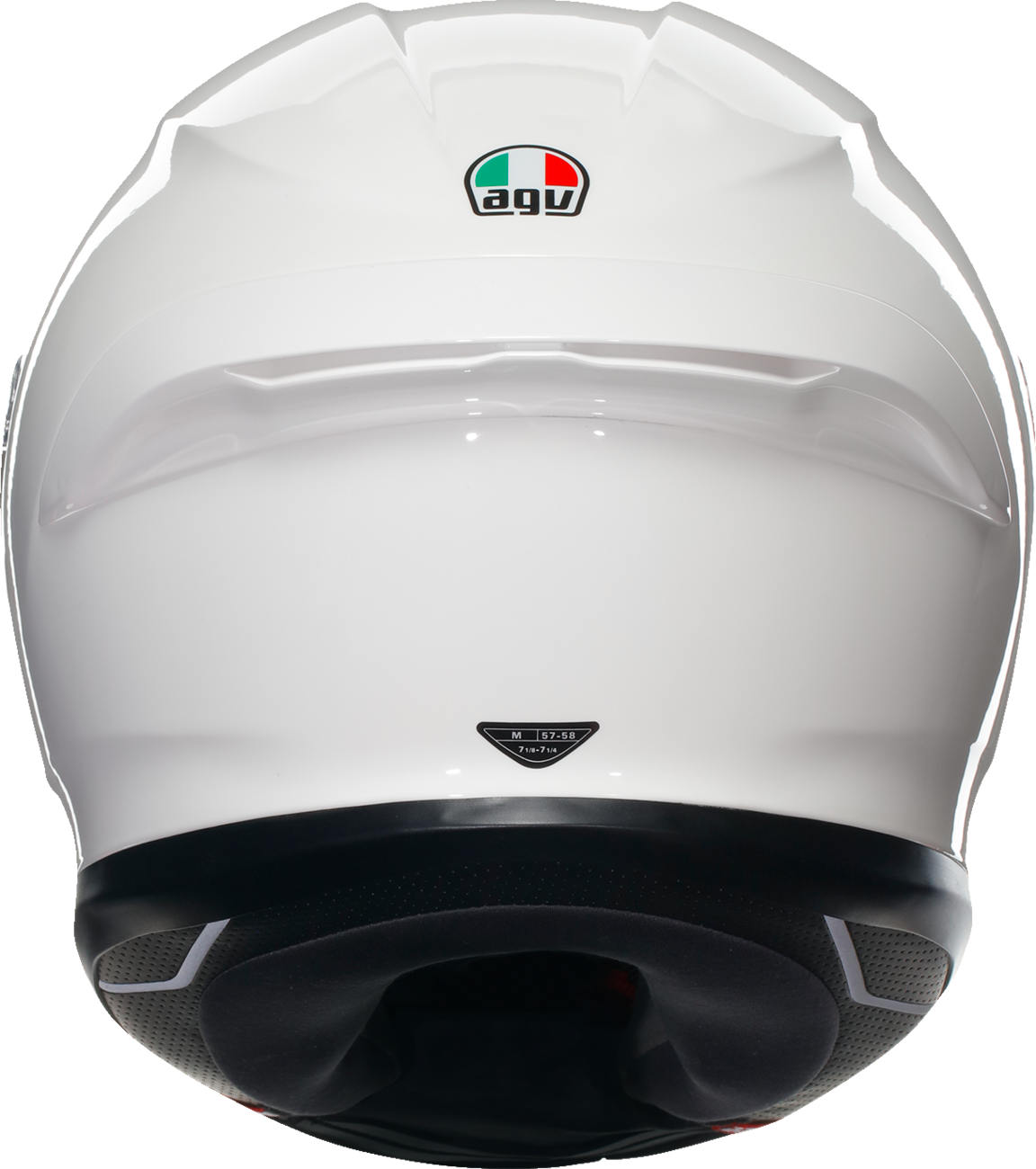 AGV K6 S Solid — White — angle 4