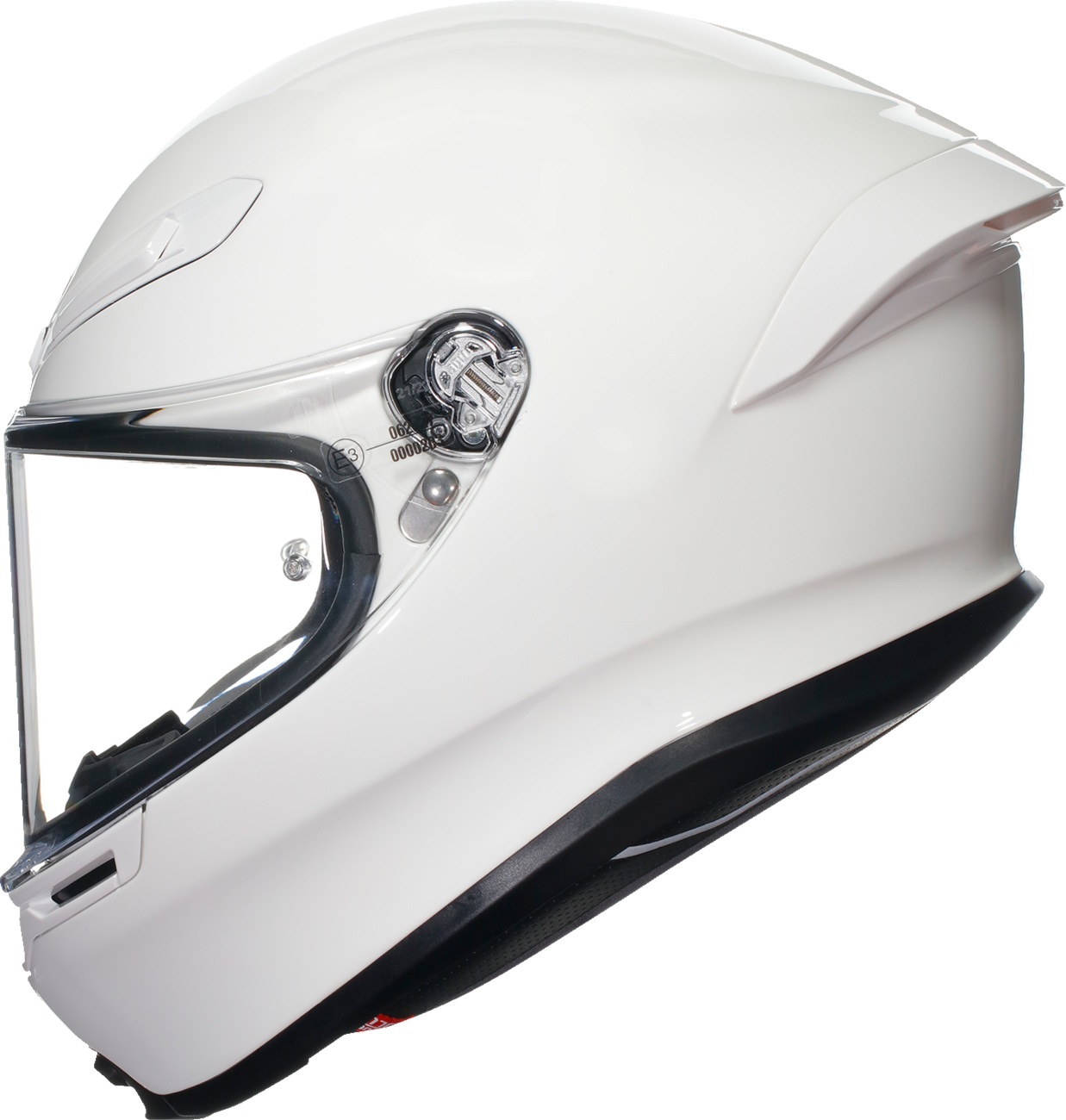 AGV K6 S Solid — White — angle 5