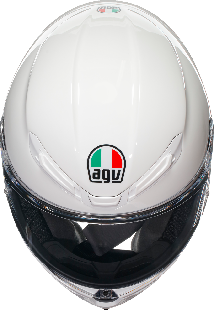 AGV K6 S Solid — White — angle 7