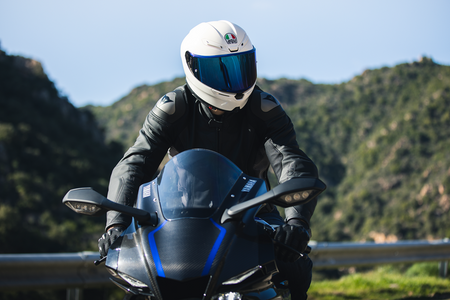 AGV K6 S Solid — White — angle 9