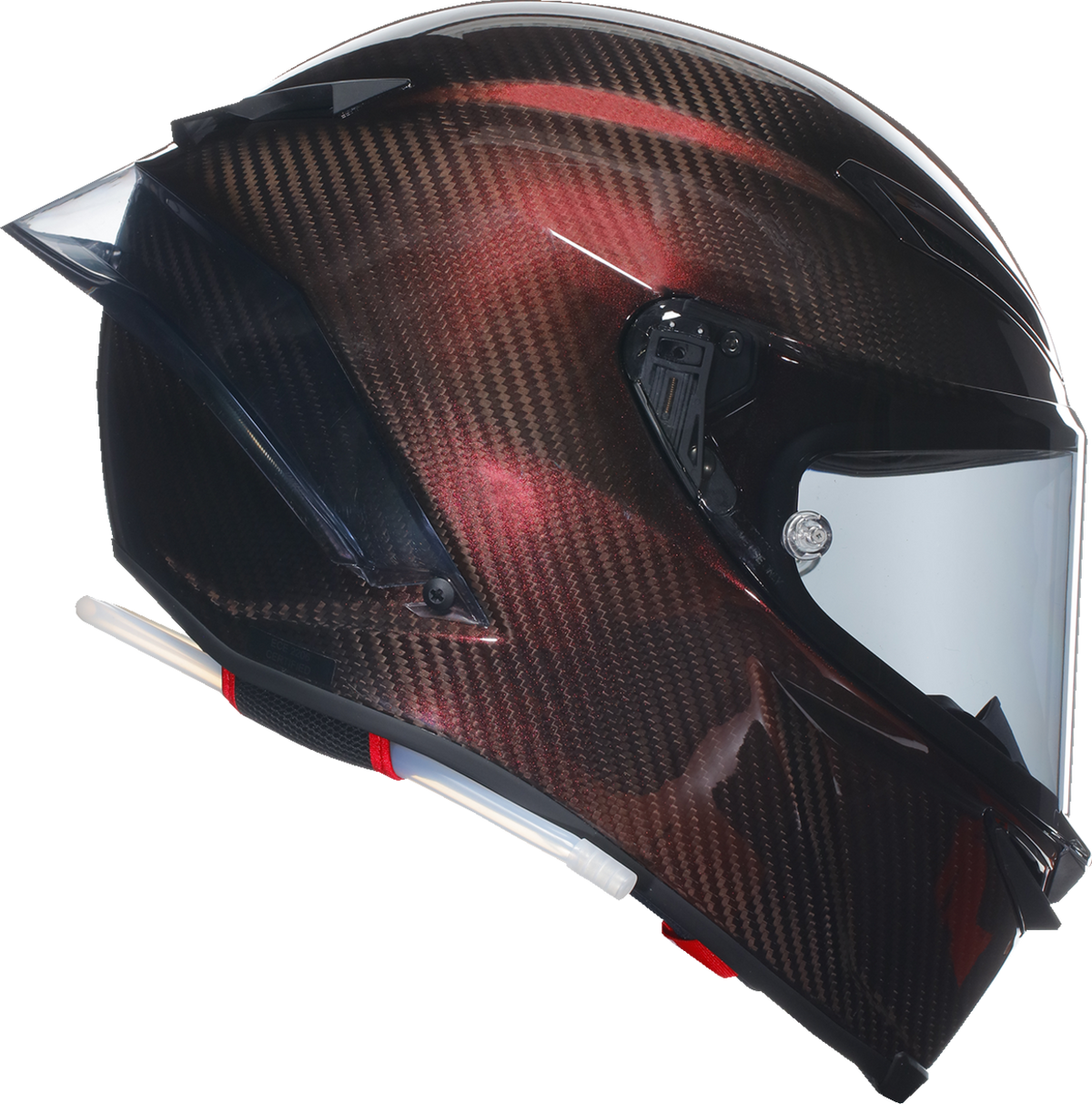 AGV Pista GP RR Carbon — Red Carbon — angle 2