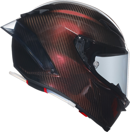 AGV Pista GP RR Carbon — Red Carbon — angle 2