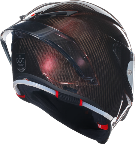 AGV Pista GP RR Carbon — Red Carbon — angle 3