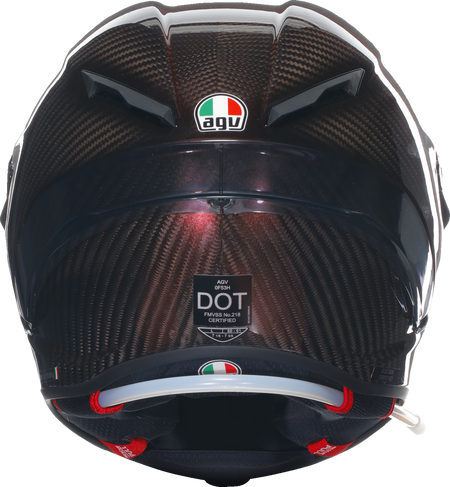 AGV Pista GP RR Carbon — Red Carbon — angle 4