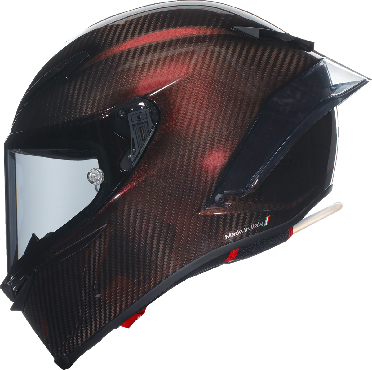 AGV Pista GP RR Carbon — Red Carbon — angle 5
