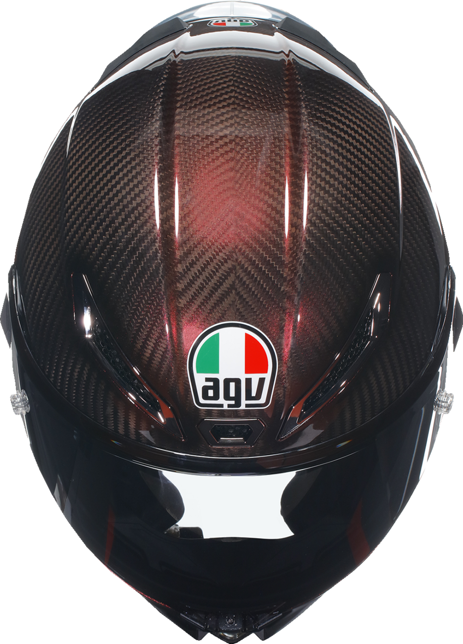 AGV Pista GP RR Carbon — Red Carbon — angle 7
