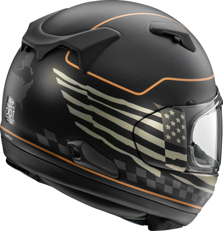 Arai Signet-X US Flag — US Flag Black Frost — angle 2