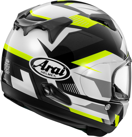 Arai Signet-X Supra — Supra Yellow — angle 2