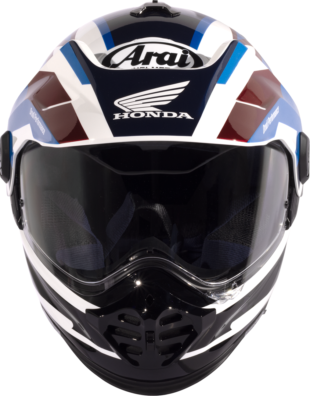 Arai XD-5 Honda Africa Twin — Honda Africa Twin Blue — angle 2