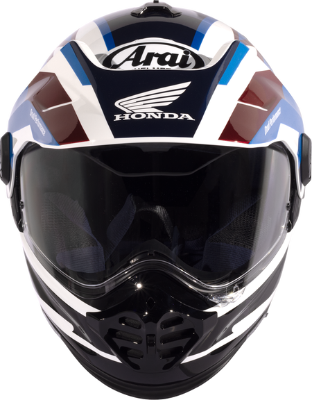Arai XD-5 Honda Africa Twin — Honda Africa Twin Blue — angle 2