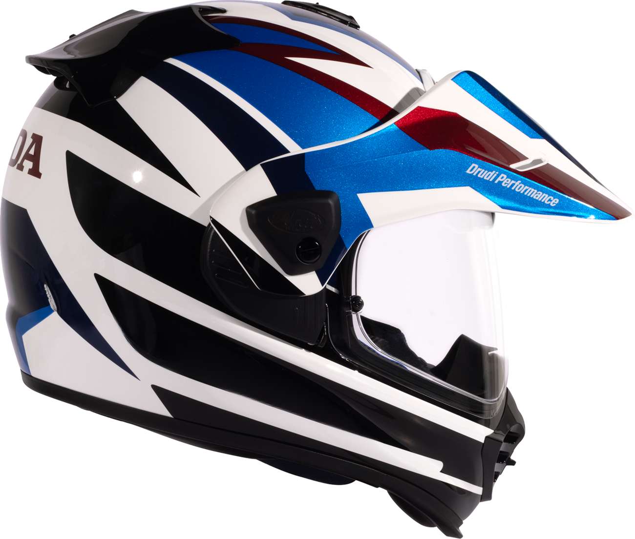 Arai XD-5 Honda Africa Twin — Honda Africa Twin Blue — angle 4