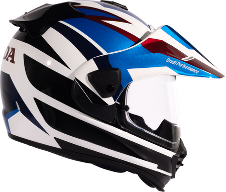 Arai XD-5 Honda Africa Twin — Honda Africa Twin Blue — angle 4