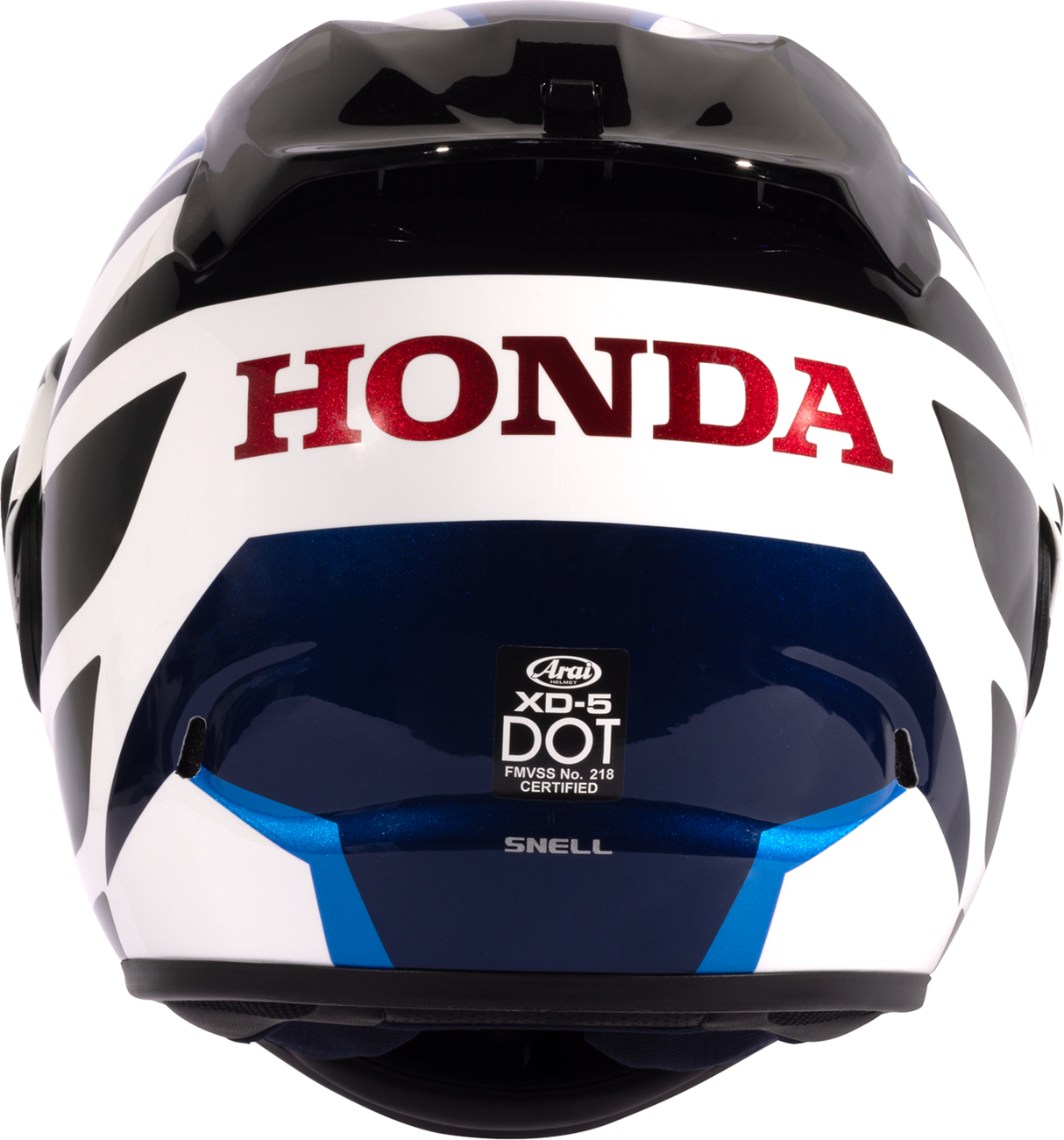 Arai XD-5 Honda Africa Twin — Honda Africa Twin Blue — angle 6
