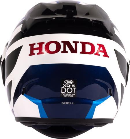 Arai XD-5 Honda Africa Twin — Honda Africa Twin Blue — angle 6
