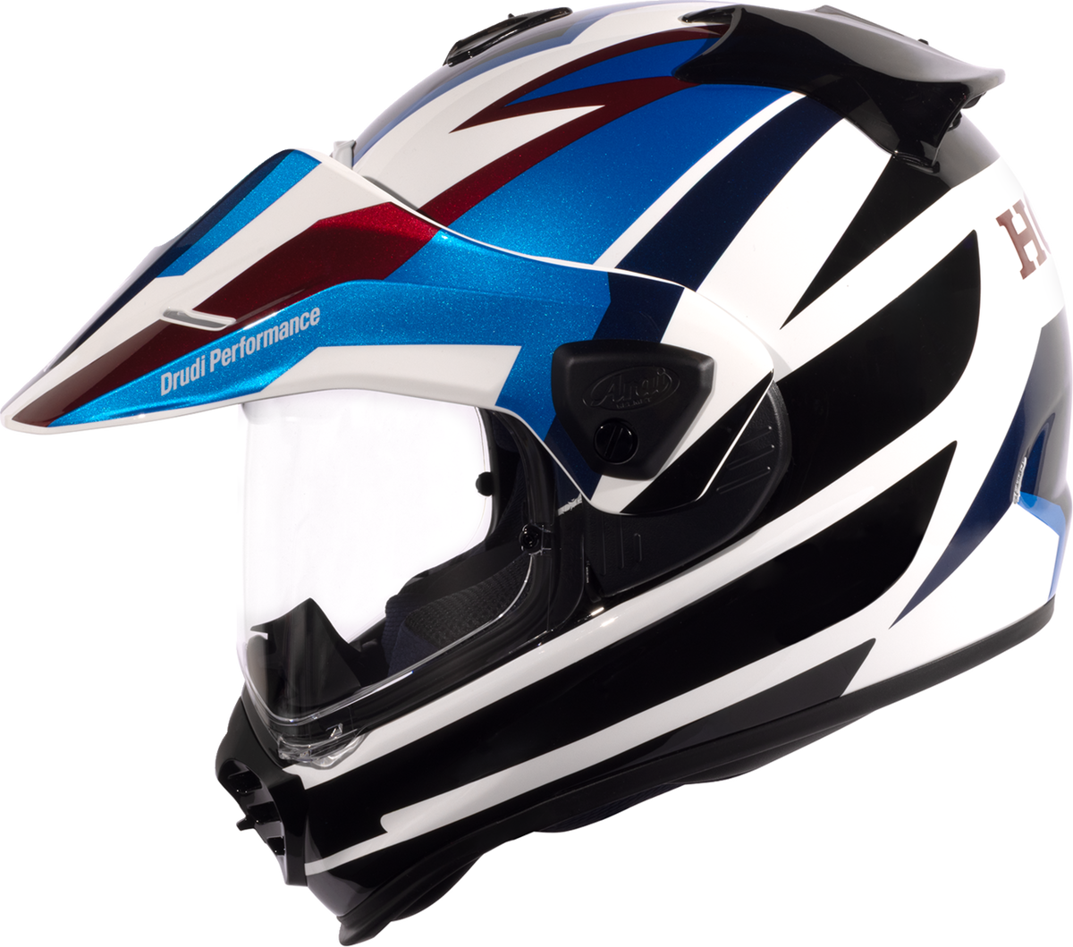 Arai XD-5 Honda Africa Twin — Honda Africa Twin Blue — angle 8