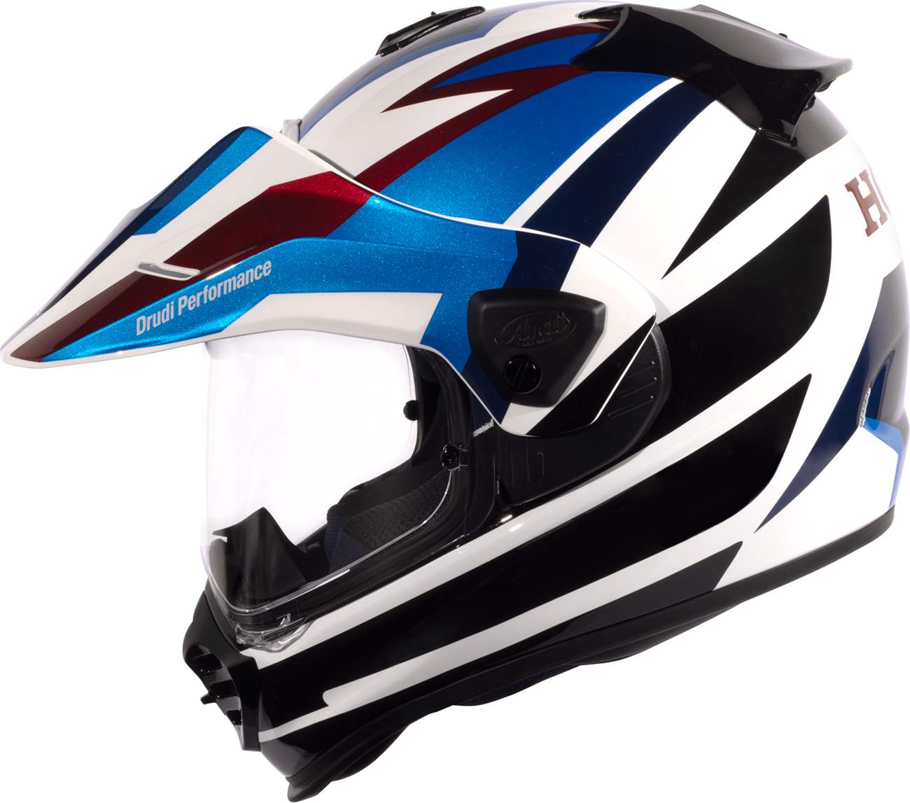 Arai XD-5 Honda Africa Twin — Honda Africa Twin Blue — angle 8