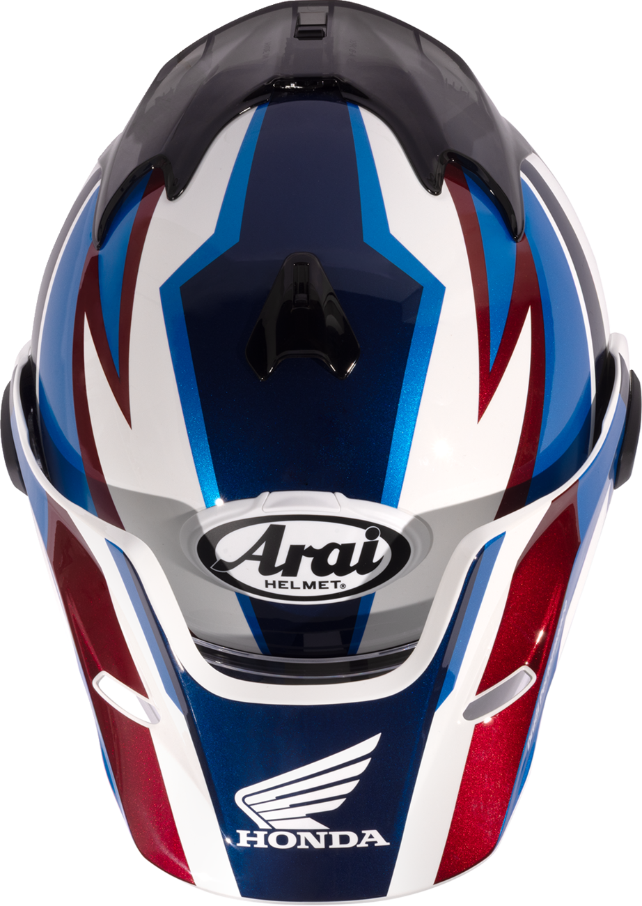 Arai XD-5 Honda Africa Twin — Honda Africa Twin Blue — angle 9