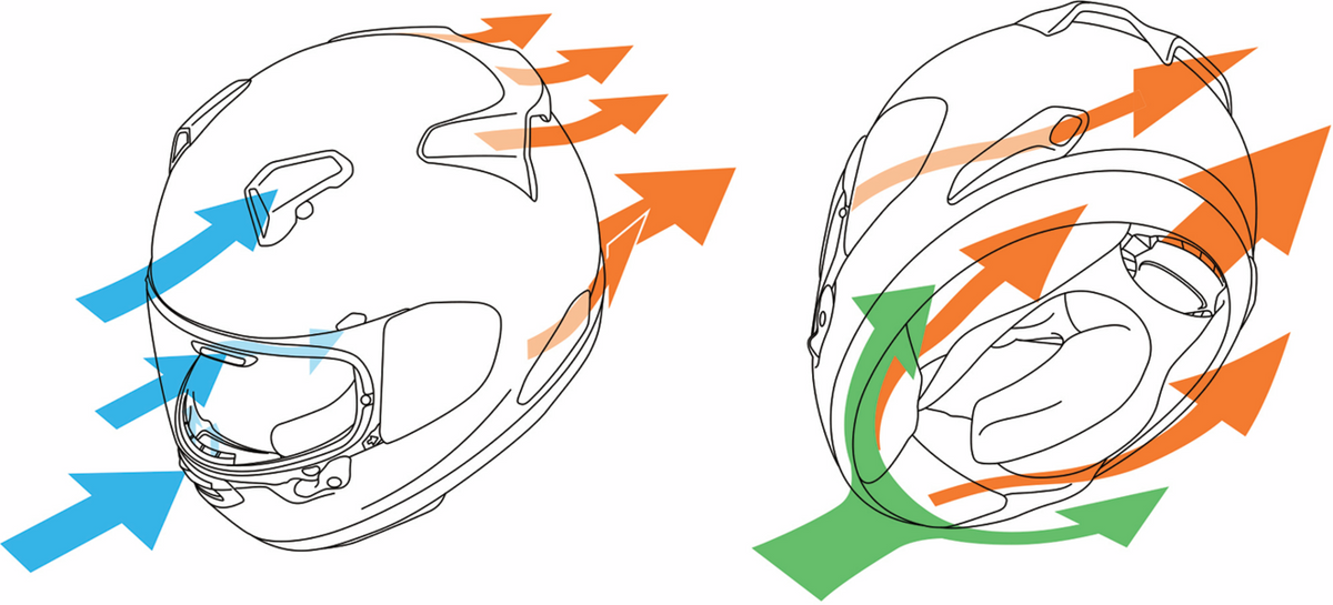Arai Quantum-X Solid — Diamond Black — angle 3