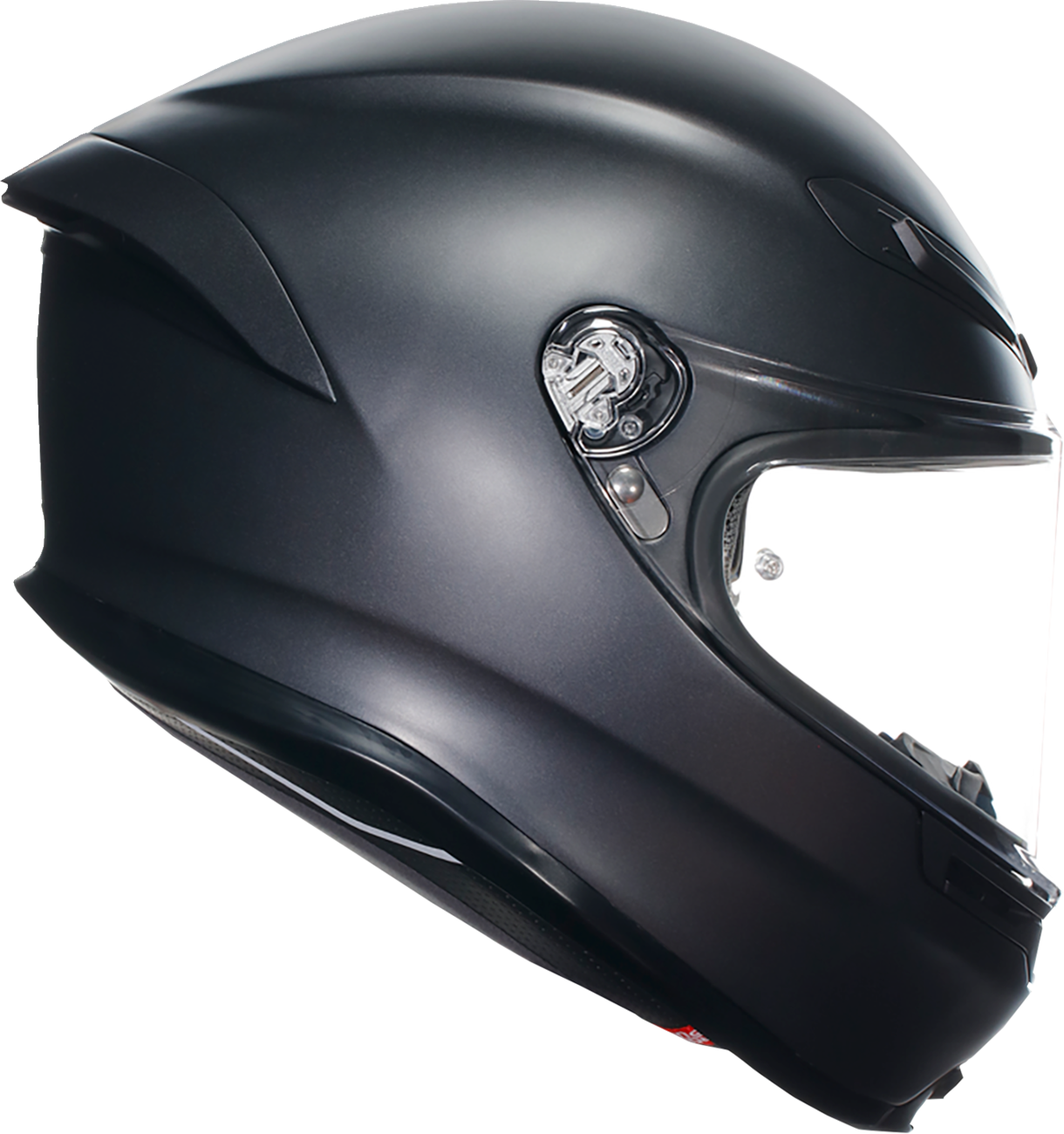 AGV K6 S Solid — Matte Black — angle 2