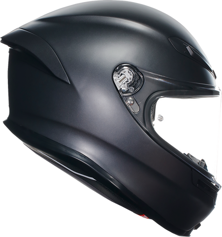 AGV K6 S Solid — Matte Black — angle 2