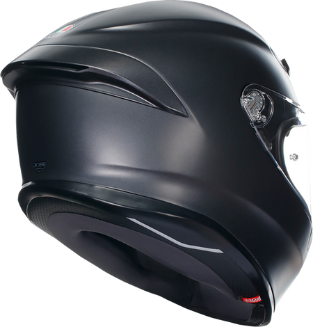 AGV K6 S Solid — Matte Black — angle 3