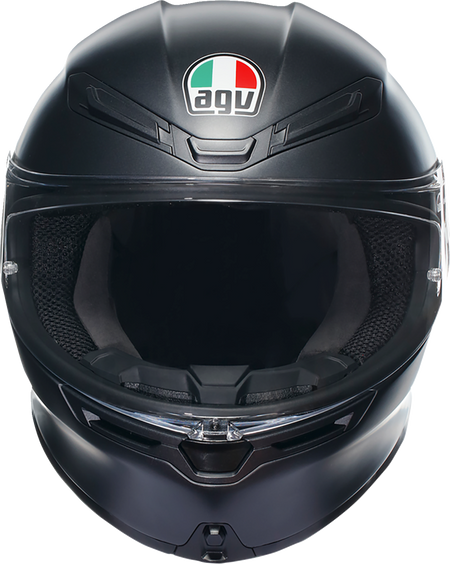 AGV K6 S Solid — Matte Black — angle 6