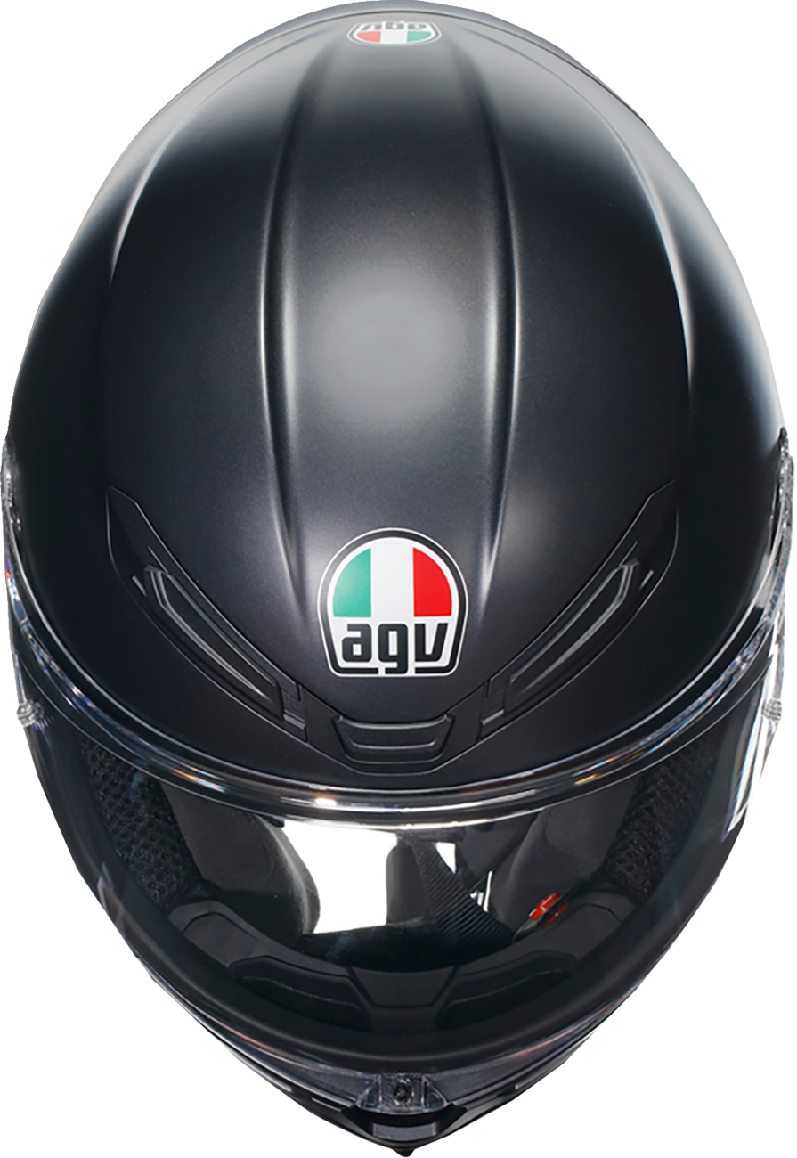 AGV K6 S Solid — Matte Black — angle 7