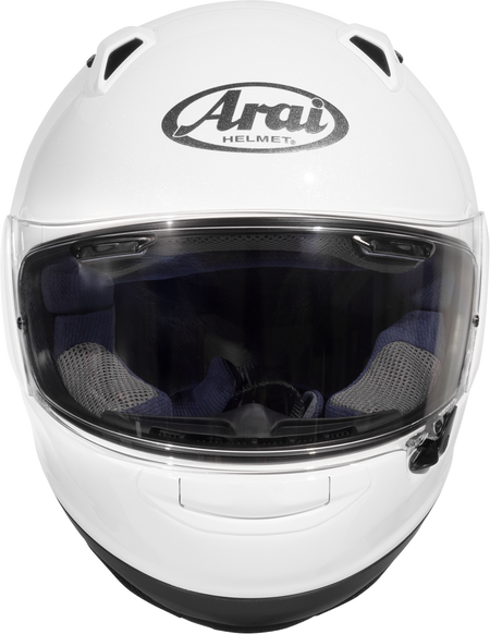 Arai Quantum-X Solid — Diamond White — angle 2