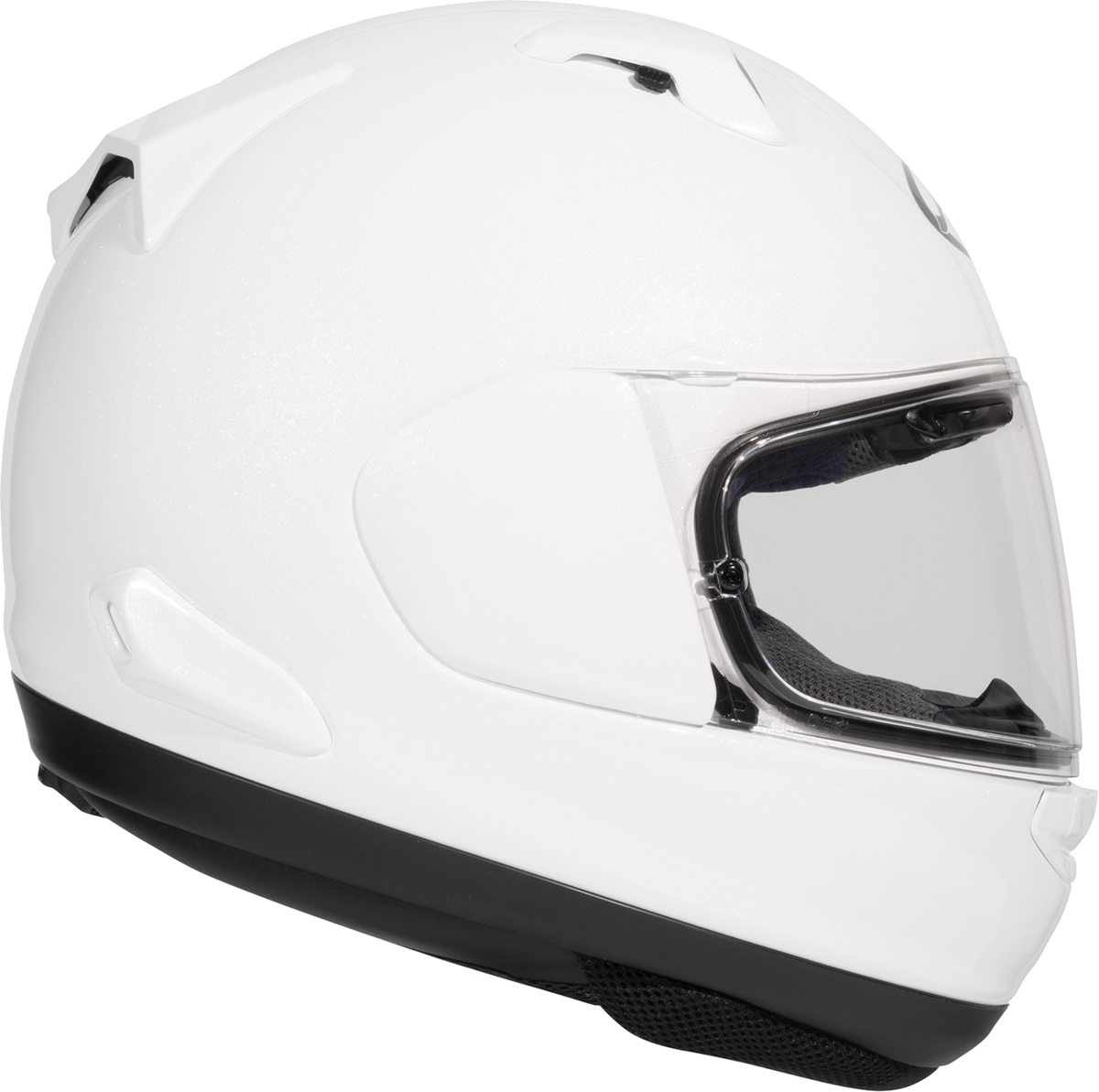 Arai Quantum-X Solid — Diamond White — angle 4