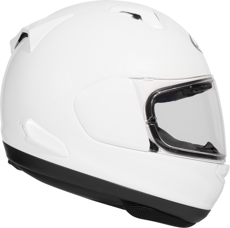 Arai Quantum-X Solid — Diamond White — angle 4