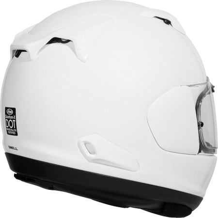 Arai Quantum-X Solid — Diamond White — angle 5