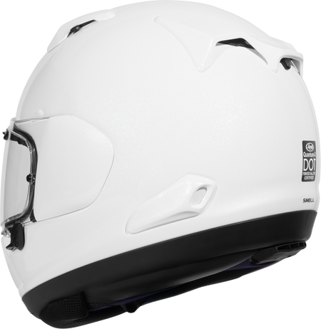 Arai Quantum-X Solid — Diamond White — angle 7