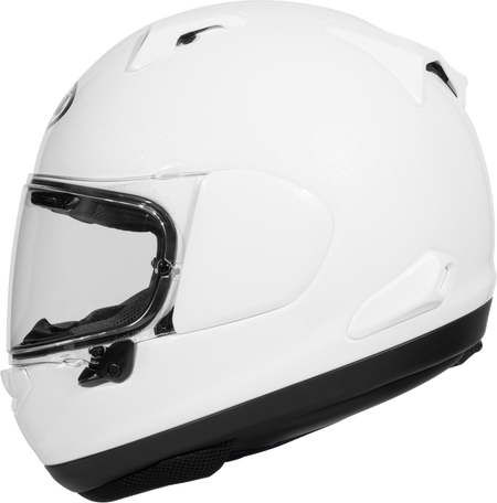 Arai Quantum-X Solid — Diamond White — angle 8