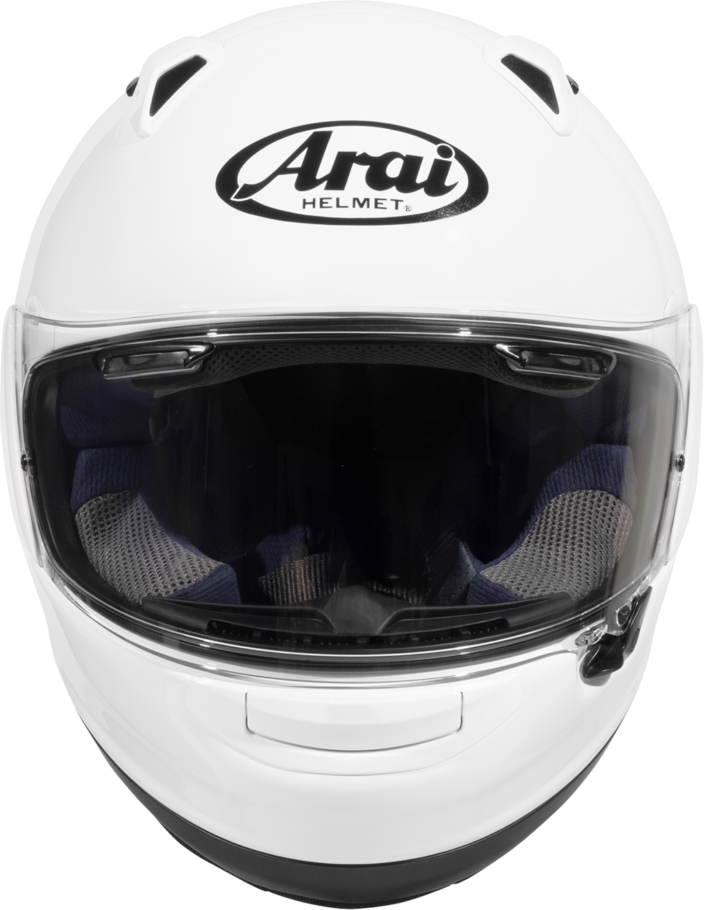 Arai Signet-X Solid — White — angle 2