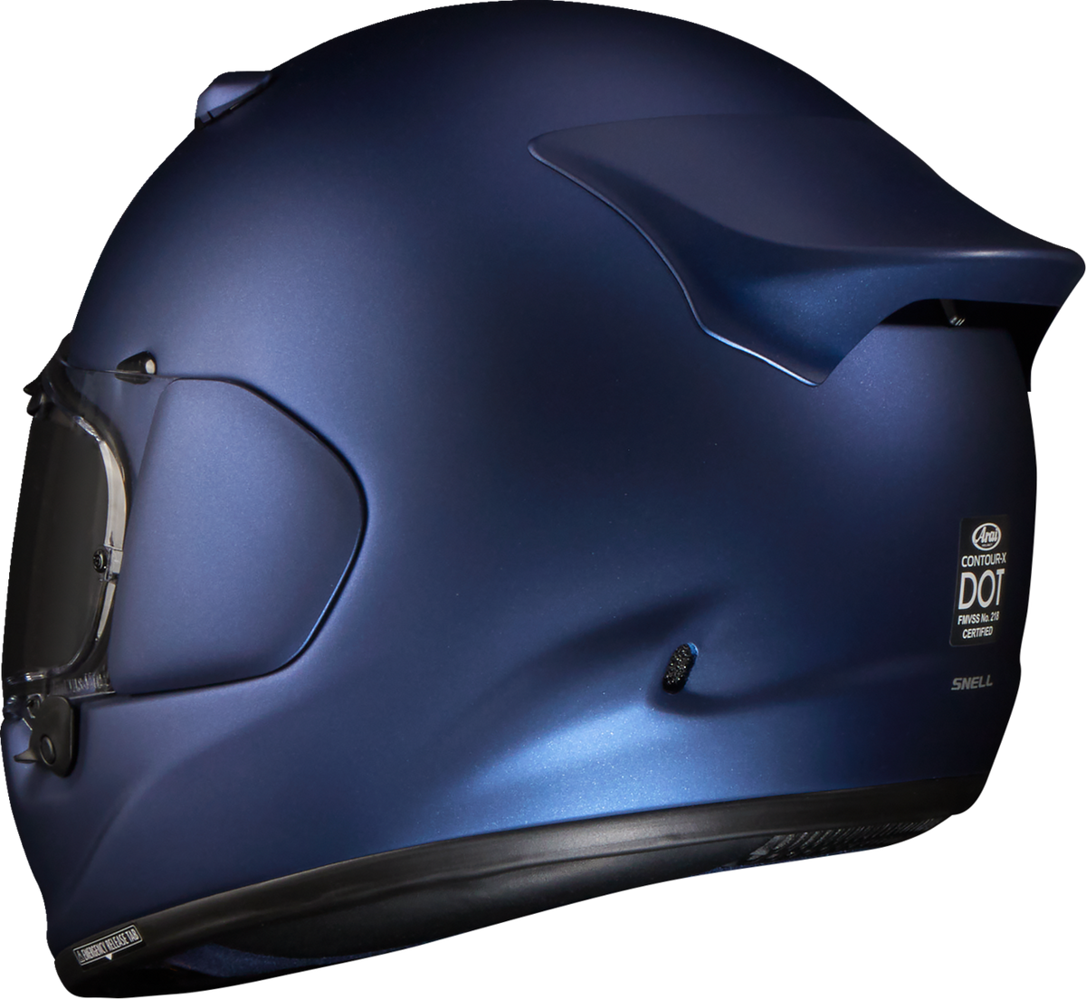 Arai Contour-X Solid — Blue Frost — angle 9