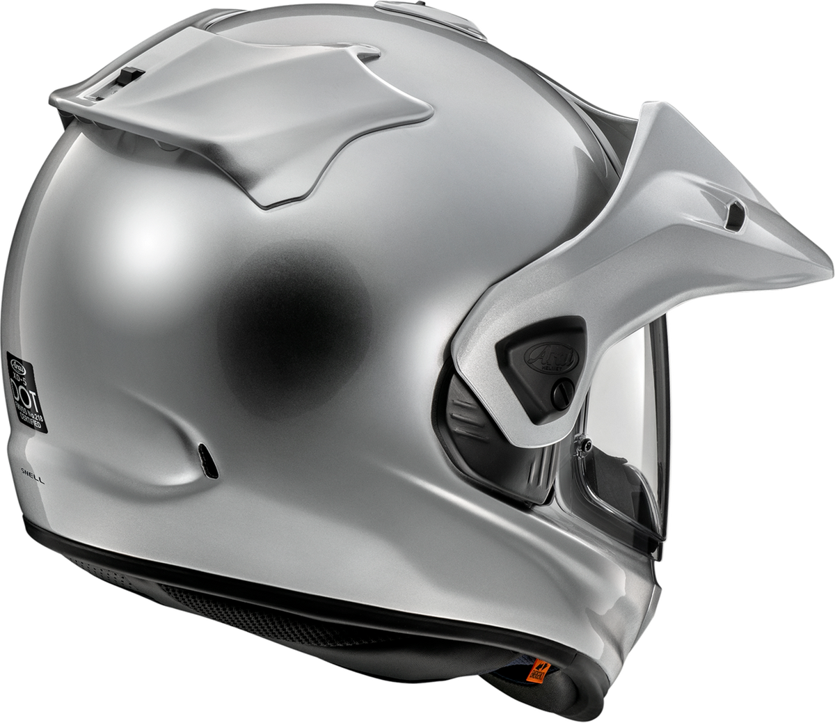 Arai XD-5 Solid — Aluminum Silver — angle 2