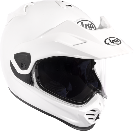 Arai XD-5 Solid — White — angle 3