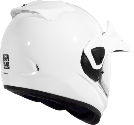 Arai XD-5 Solid — White — angle 5