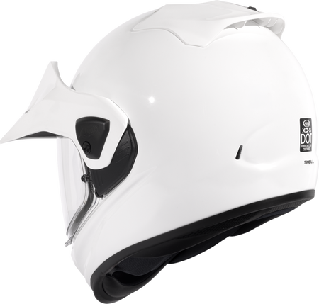 Arai XD-5 Solid — White — angle 7
