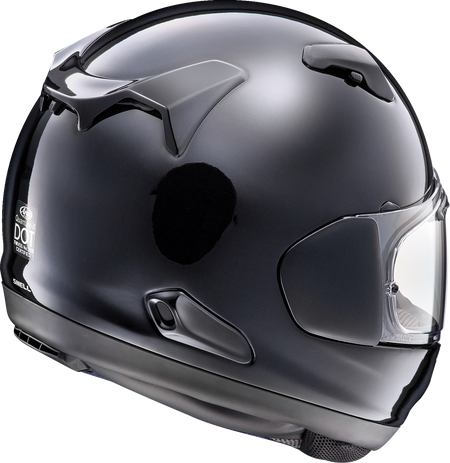 Arai Quantum-X Solid — Pearl Black — angle 2