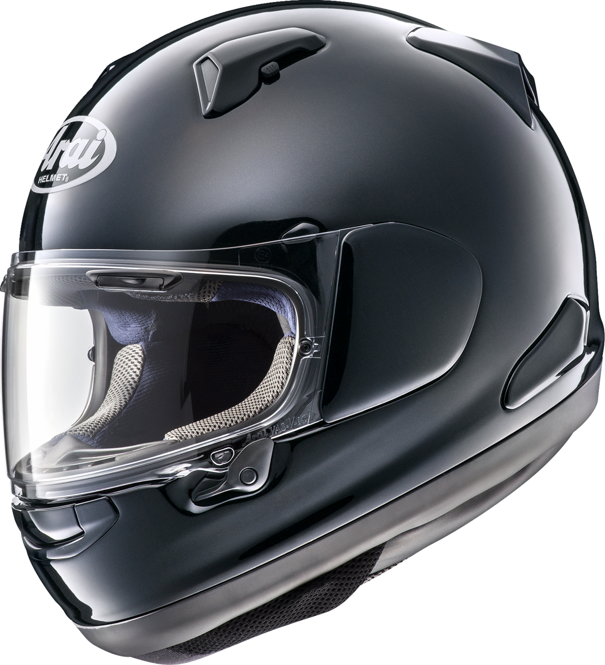 Arai Quantum-X Solid — Pearl Black